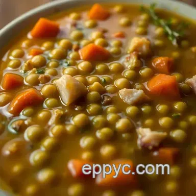 My Favorite Hearty Split Pea Soup with Ham: A Cozy Classic Recipe Card
