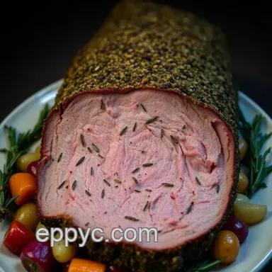 Succulent Herb-Crusted Bottom Round Roast Recipes for Sunday Dinner Recipe Card