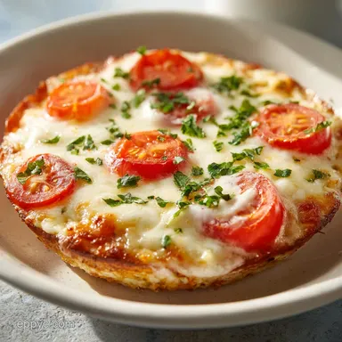 Cottage Cheese Pizza Bowl in 7 Minutes Recipe Card