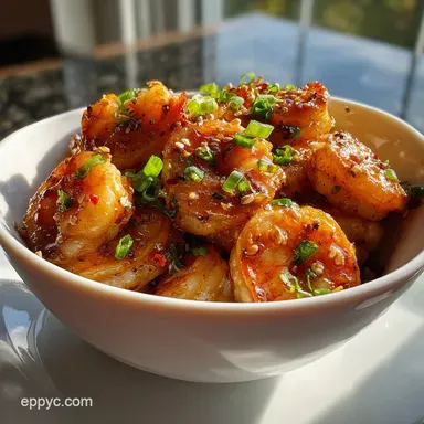 High Protein Honey Garlic Shrimp: Savory Glazed Perfection Recipe Card