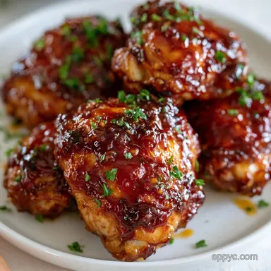 Honey BBQ Crockpot Chicken: Sticky Recipe Card