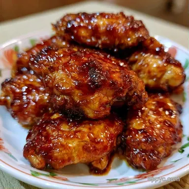 Honey Crockpot Wings: Crispy Finish Recipe Card