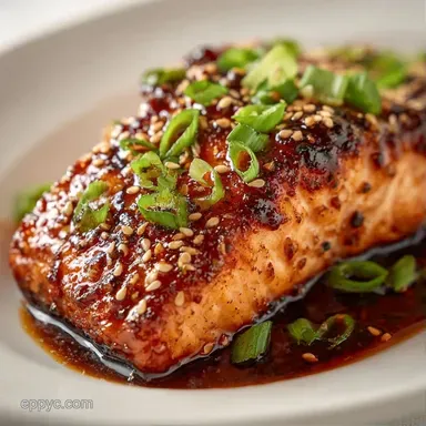 Honey Soy Glazed Salmon in 20 Minutes Recipe Card
