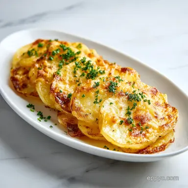 Joanna Gaines Scalloped Potatoes Recipe with Gruy&egrave;re Cheese Recipe Card