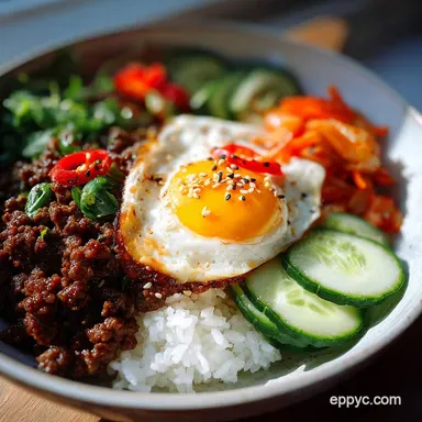 Korean Ground Beef Bowl - Quick Weeknight Korean Meal