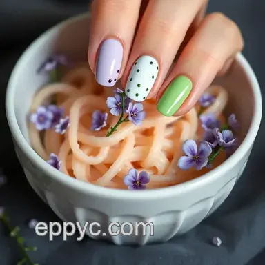 Lovely Lavender Mother's Day Nails: A Floral Fantasy for Your Fingers Recipe Card
