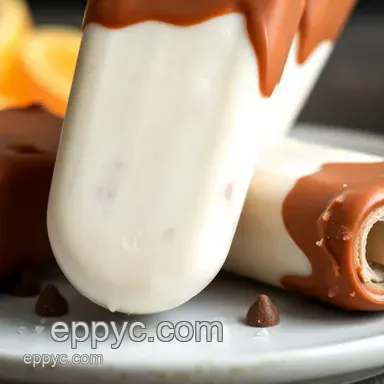 Decadent Chocolate Ice Cream Pops: Make Homemade Ice Cream Pops with Chocolate Recipe Card