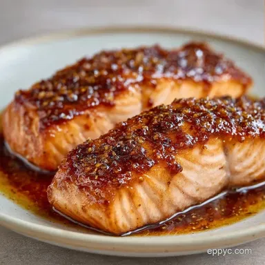 Maple Brown Sugar Salmon in 17 Minutes Recipe Card