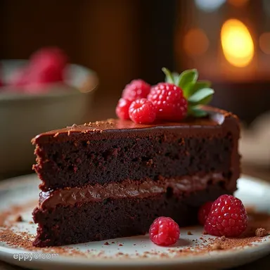 Decadent Midnight Velvet Flourless Chocolate Torte Recipe Recipe Card