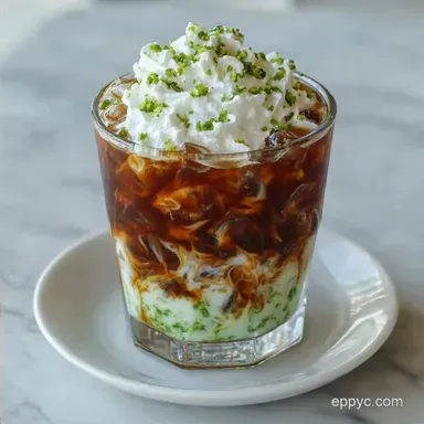 Mint Irish Iced Coffee in 5 Minutes