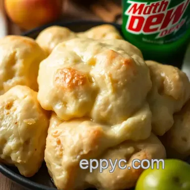 Delicious Apple Dumplings with Mountain Dew: A Family Favorite Twist Recipe Card