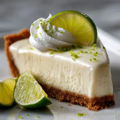 No Bake Key Lime Pie: Silky & Zesty Recipe Card