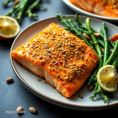 Pepita-Crusted Salmon: A Delicious Pumpkin Seed Recipe Recipe Card