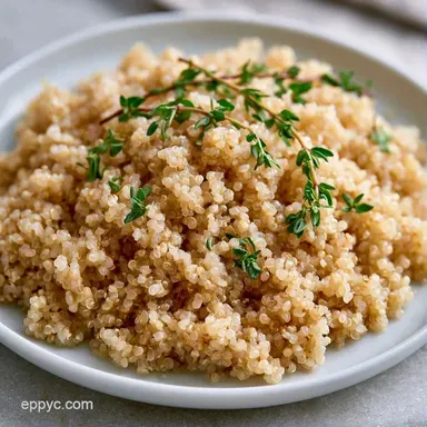 Perfect Fluffy Cooked Quinoa in 30 Min Recipe Card