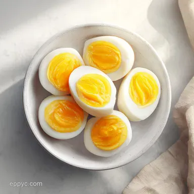 Hard Boiled Eggs: Easy Peel & Velvety Yolks