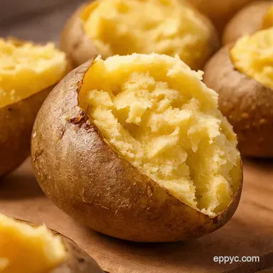 Fluffy Baked Perfection How Long to Cook Baked Potatoes Recipe Card