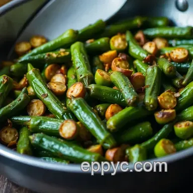 How Do I Cook Okra? My Easy Pan-Seared Recipe with Garlic & Spices Recipe Card
