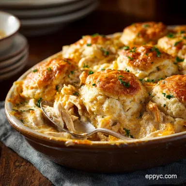 Chicken Recipes Pioneer Woman Style: Creamy Biscuit Casserole