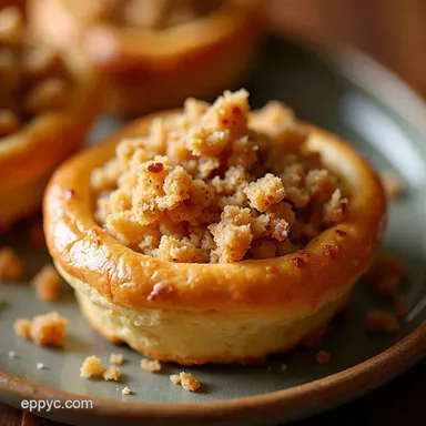 Easy Baked Brie Bites with Cranberry Pecan Crumble Recipe Card