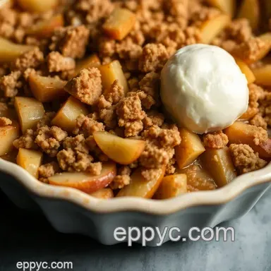 Quick & Easy Homemade Apple Crisp Recipe: A Family Favorite Recipe Card