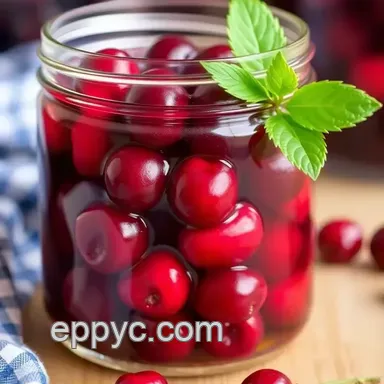 How to Make Quick Canning Cherries & Cranberries - Deliciously Easy! Recipe Card