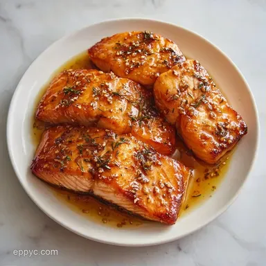 Quick Honey Glazed Salmon in 20 Minutes Recipe Card