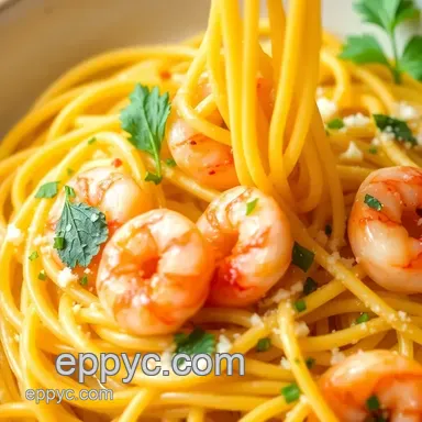 How to Make My Quick Shrimp Pasta with Zesty Lemon Flavor Recipe Card