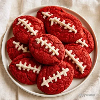 Red Velvet Cheese Ball for 30 Servings Recipe Card