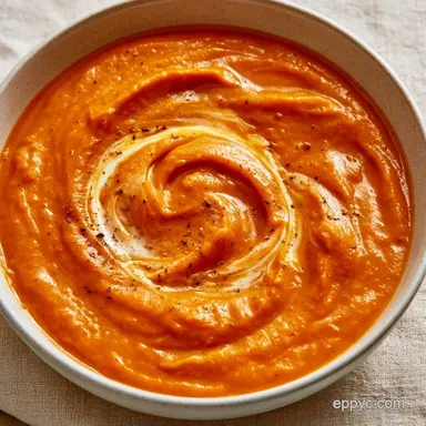 Roasted Pumpkin Soup for 8 Servings Recipe Card