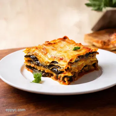 Eggplant Lasagna My Rustic Mediterranean Take Recipe Card