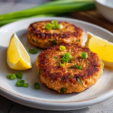 Salmon Patty with Lemon in 20 Minutes