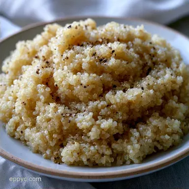 Salt Pepper Quinoa in 30 Minutes Fluffy
