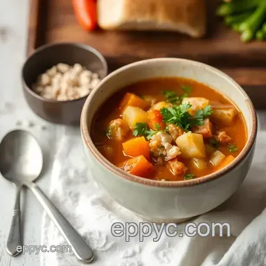 How to Make Delicious Sautéed Vegetable Swamp Soup - Quick & Fun Recipe Card