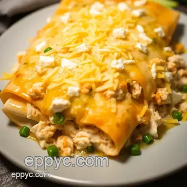 Easy & Delicious White Chicken Enchiladas: A Family Favorite Recipe Recipe Card