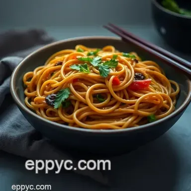 Easy Sesame Noodle Recipe: A Savory Delight for Busy Weeknights Recipe Card