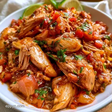 Slow-Cooked Chicken Fajitas Recipe Card