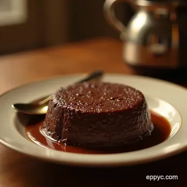 Rich Stovetop Dark Chocolate Pudding Recipe Silky Custard Recipe Card
