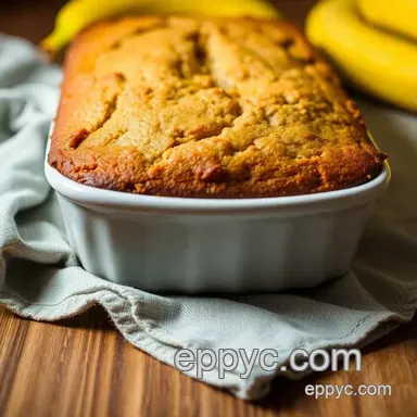 Simply Delicious Banana Bread Recipe with 2 Bananas: Easy and Moist! Recipe Card