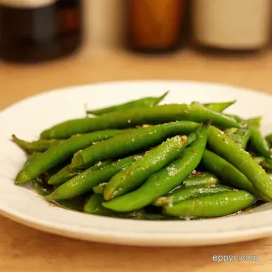 Sizzling Sugar Snap Peas My Lemon Almond Secret Recipe Card