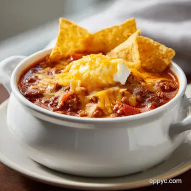 Slow Cooker Nacho Soup with Ground Beef