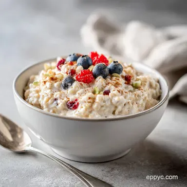 Slow Cooker Rice Pudding for 8 Servings: Creamy Comfort Recipe Card