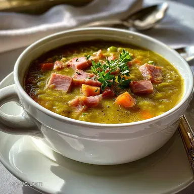 Slow Cooker Recipe for Split Pea: Velvety & Smoky Recipe Card