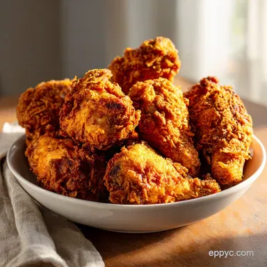 Snoop Dogg Fried Chicken Recipe: Crispy Southern Style for 4 Recipe Card