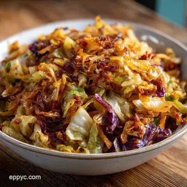 Fried Cabbage Recipe in 25 Minutes Recipe Card