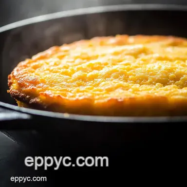 Southern Skillet Cornbread Recipe: Buttery Perfection! Recipe Card