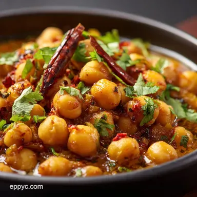 Speedy Curry Garbanzo Beans Easy Vegan Weeknight Chickpea Recipe