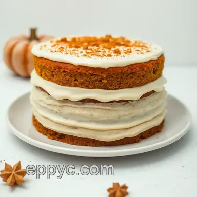 Delicious Thanksgiving Cake Ideas: Spiced Pumpkin Layer Cake Recipe Recipe Card