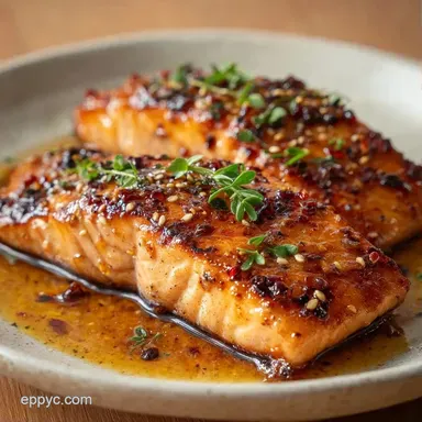 Spicy Soy Salmon Glaze in 20 Minutes Recipe Card