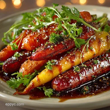 Sticky Toffee Honey Glazed Carrots The Best Christmas Vegetable Dishes Recipe Card