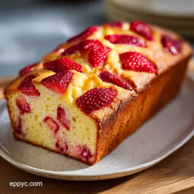 Strawberry Cream Cheese Pound Cake for 12